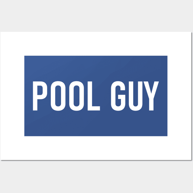 Pool Guy - Funny Swimming Wall Art by Celestial Mystery